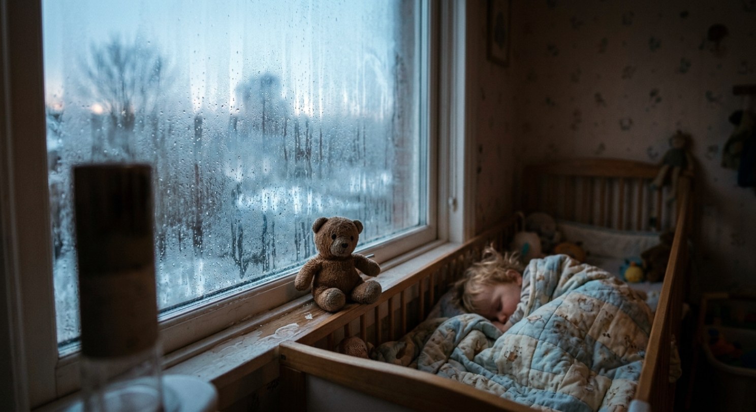 Окна «плачут» каждое утро? Влага не уходит — значит, вентиляция не справляется. А ребёнок спит в этом воздухе 10 часов.